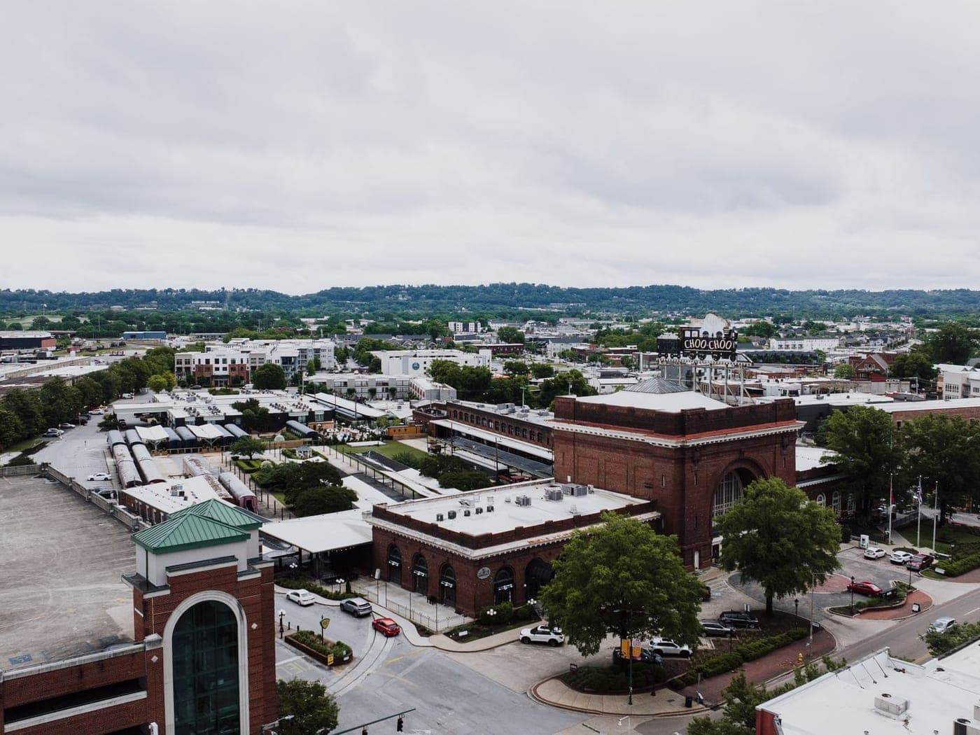 Chattanooga downtown city lights